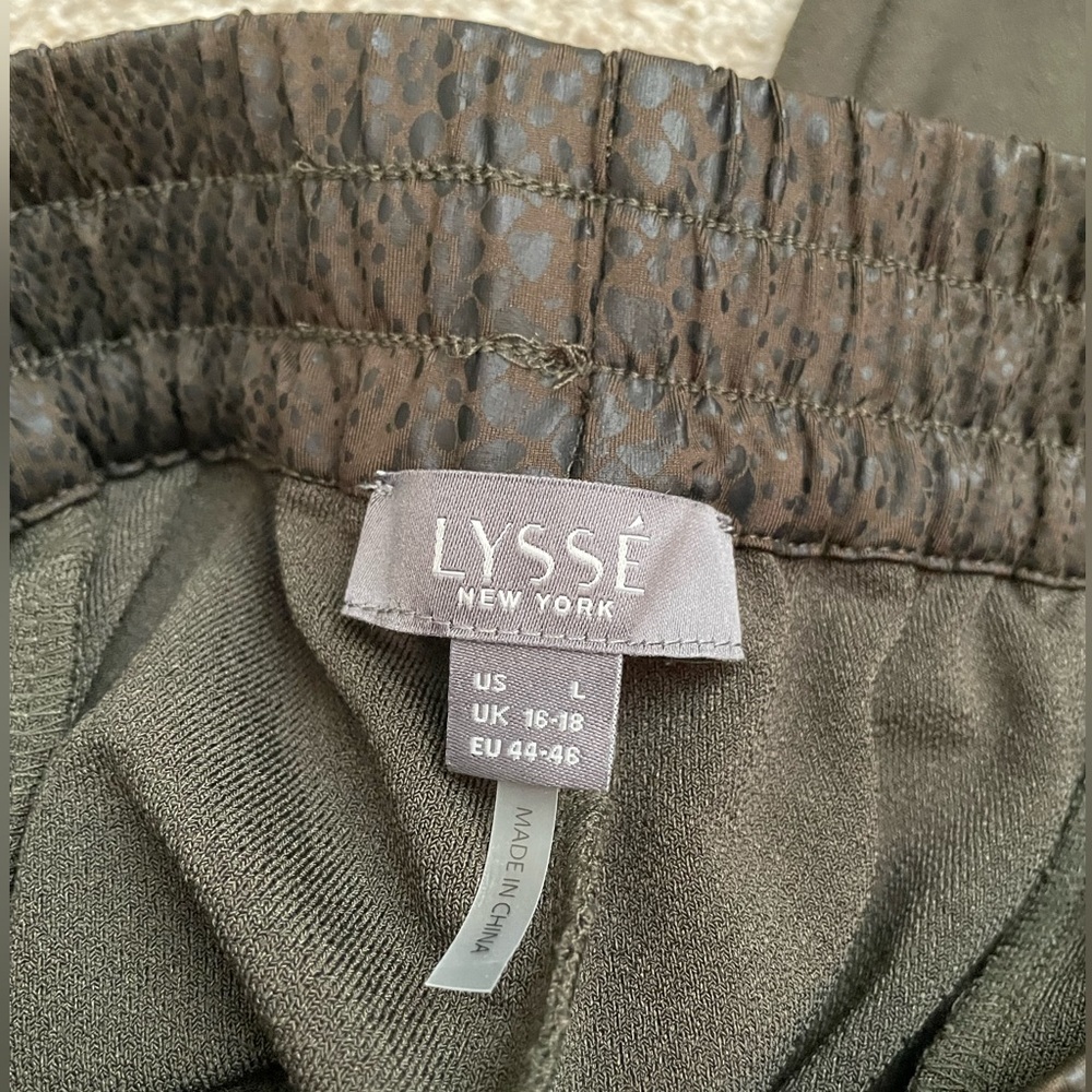 Lyss Olive Solid Pant - image 4